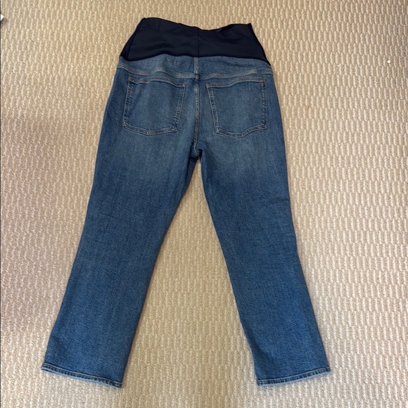 Women's Madewell Maternity Kick out Jeans - Picture 3 of 3